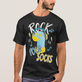 World Down Syndrome Day Rock Your Socket Kind Awar T-shirt