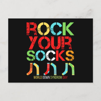 World Down Syndrome Day Rock Your Socks Briefkaart