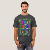 World Down Syndrome Day Rock Your Socks retro T-shirt (Voorkant volledig)