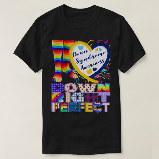 World Down Syndrome Day Rock Your Socks T21 Aware T-shirt (Design voorkant)
