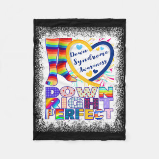 World Down Syndrome Day Rock Your Socks T21 waren Fleece Deken