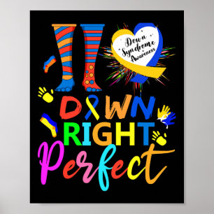 World Down Syndrome Day Rock Your Socks T21 waren Poster