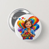 World Down Syndrome Day Ronde Button 5,7 Cm (Voorkant /achterkant)