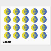 World Down Syndrome Day Ronde Sticker (Vel)