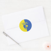 World Down Syndrome Day Ronde Sticker (Envelop)