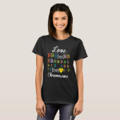 World Down Syndrome Day Shirt Trisomy 21 Love Supp (Voorkant volledig)