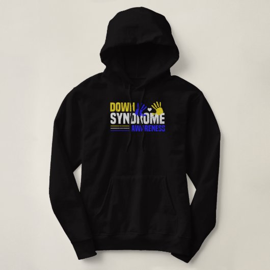 World Down Syndrome Day Socks 3-21 trisomy 21 Supp Hoodie (Design voorkant)