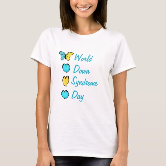 World Down Syndrome Day T-Shirt (Voorkant)