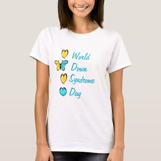 World Down Syndrome Day T-Shirt (Voorkant)