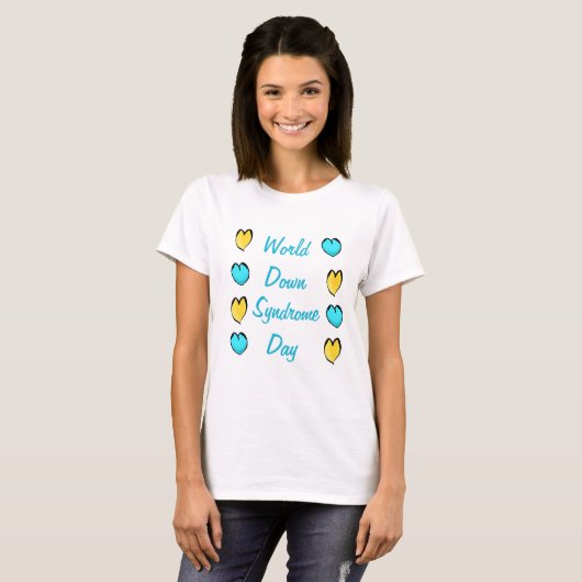 World Down Syndrome Day T-shirt (Voorkant volledig)