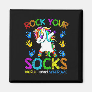 World Down Syndrome Day voor Boy Kinder Rock Your Magneet