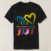 World Down Syndrome WDSD 21 Maart Dag T-shirt (Design voorkant)
