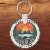 World ds End State Park Pennsylvania Badge Sleutelhanger (Voorkant)