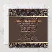 World Earth Aztec - uitnodiging voor een binnenpar (Achterkant)