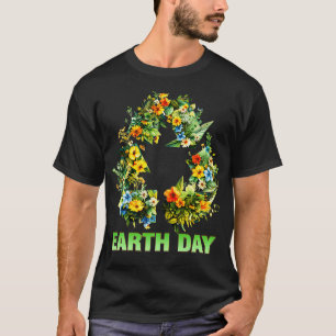 World Earth Day Mannen Vrouwen Kinder Bloemen Aard T-shirt