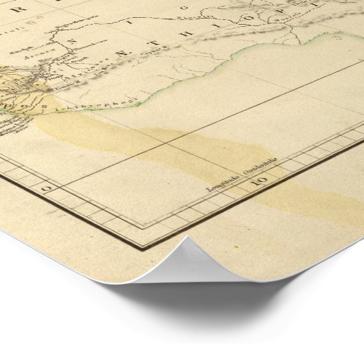 World Eastern Hemisphere Map Poster (Hoek)