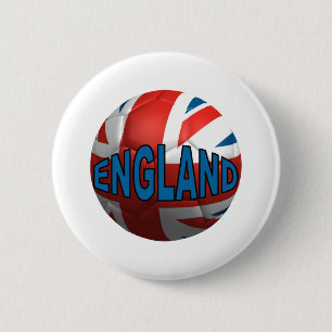 World England Ronde Button 5,7 Cm