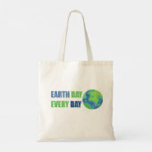 WORLD ENVIRONMENT DAY CANVAS TAS, TOTE BAG (Achterkant)