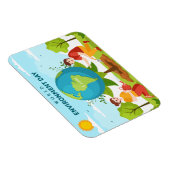 World Environment Day Tree Planting Magneet (Rechterzijde)