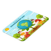 World Environment Day Tree Planting Magneet (Linkerzijde)