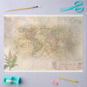 World Ephemera-ontkoppelingspagina Tissuepapier (Craft)