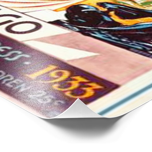 World Fair Chicago 1933 Advertisement Poster (Hoek)