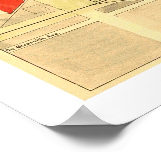 World Fair St Louis Map 1904 Poster (Hoek)