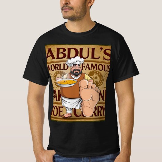 world famous Toe Curry T-shirt (Voorkant)