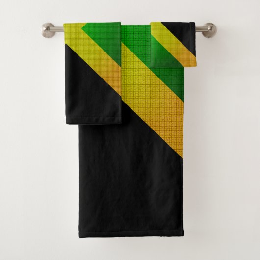 World Fastest Jamaican Man, Lady Runner Towels Bad Handdoek (Insitu)