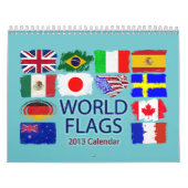 WORLD FLAGS 2013-agenda Kalender (Hoes)