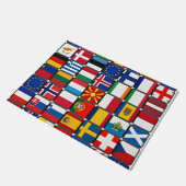 World Flags collectie, internationaal Deurmat (Schuin)