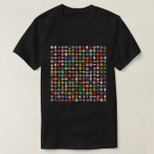 World Flags Cool Travel 256 Flag International Lea T-shirt (Design voorkant)