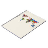 World Flags Map-notebook Notitieboek (Linkerzijde)