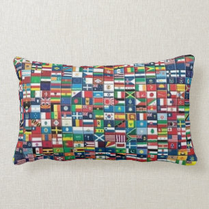 World Flags Pillow Kussen