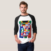 World Flags Soccer 2010 Raglan Sleeve T-Shirt (Voorkant volledig)