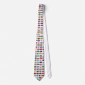 World Flags Stropdas (Voorkant)
