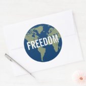 World Freedom Sticker (Envelop)