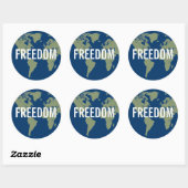 World Freedom Sticker (Vel)