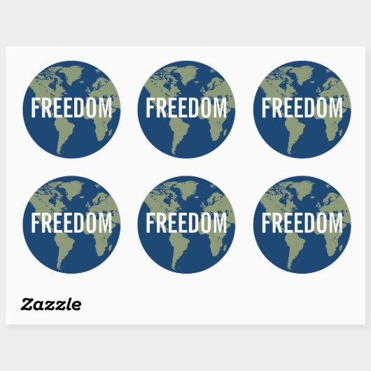 World Freedom Sticker (Vel)