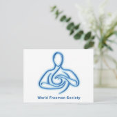 World Freeman Society Briefkaart (Staand voorkant)