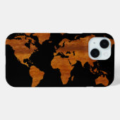 world graphic map Case-Mate iPhone case (Achterkant (horizontaal))