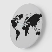 world graphic map grote klok (Hoek)