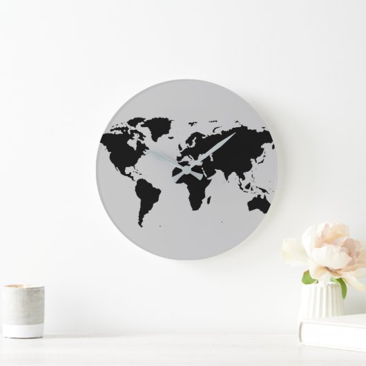 world graphic map grote klok (Huis)
