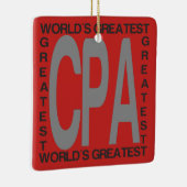 World Greatest CPA Keramisch Ornament (Rechts)