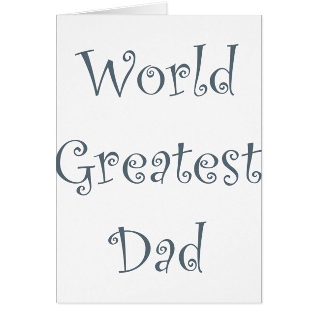 World Greatest Dad (Voorkant)