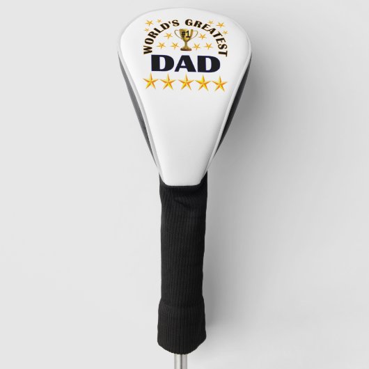 World Greatest Dad Golfheadcover (Voorkant)