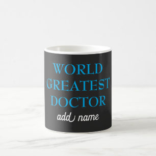 World Greatest Doctor Blauwe Tekst  Magische Mok