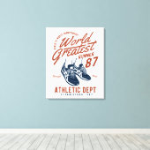 World Greatest Runner Canvas (Insitu (Houten vloer))