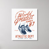 World Greatest Runner Canvas (Voorkant)