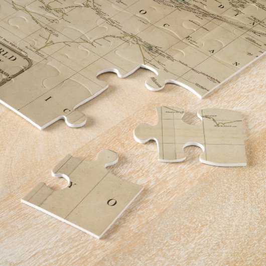 World Hand Colour Map Legpuzzel (Zijkant)